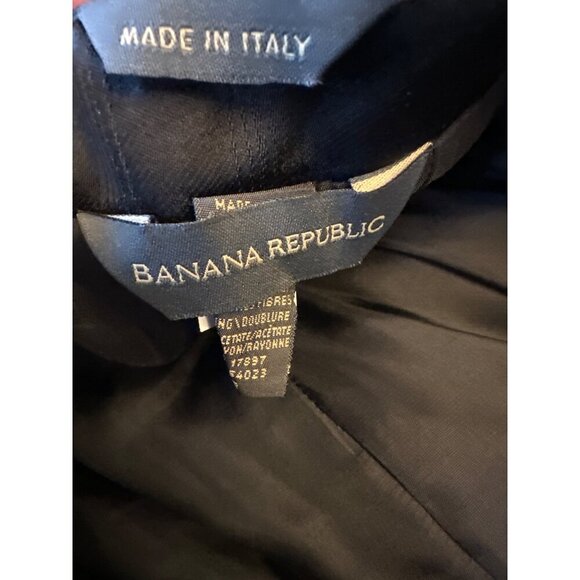 Banana Republic Black Strapless Sheath Dress Size 8 Made In Italy Elegant Design - Picture 3 of 5